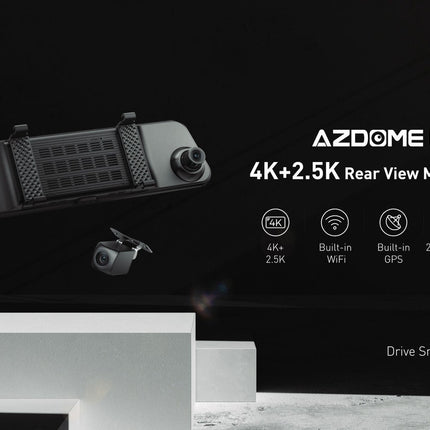 AZDome PG17 Max 4K 2CH Wifi GPS 64gb Dashcam