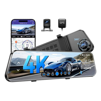 AZDome PG17 Pro 4K 2CH Wifi GPS 64gb Dashcam