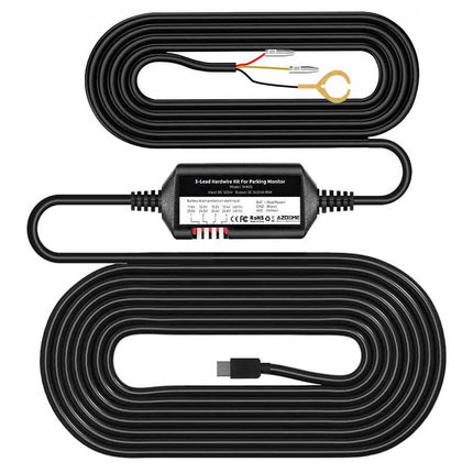 AZDome JYX05 Hardwire Kit USB-C 3-Draht