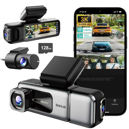 Botslab G980H 3CH 4K WiFi GPS 128 GB Dashcam