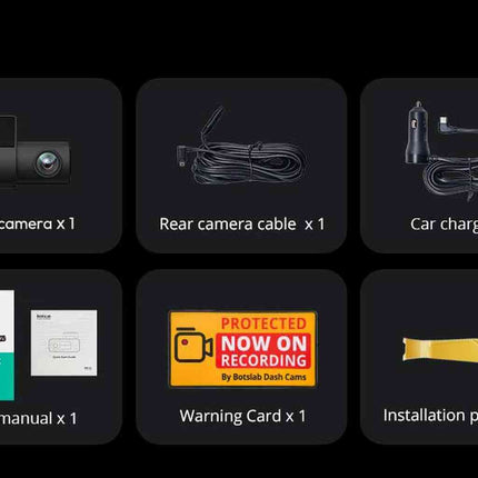 Botslab G980H 4CH 4K WiFi GPS 128 GB 360-Grad-Dashcam