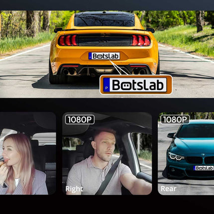 Botslab G980H 4CH 4K WiFi GPS 128 GB 360-Grad-Dashcam