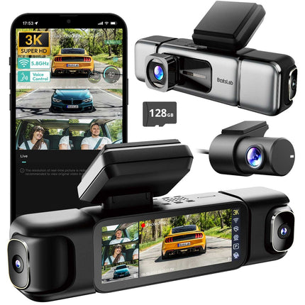 Botslab G980H 4CH 4K WiFi GPS 128 GB 360-Grad-Dashcam