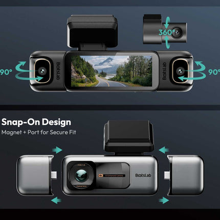 Botslab G980H 4CH 4K WiFi GPS 128 GB 360-Grad-Dashcam