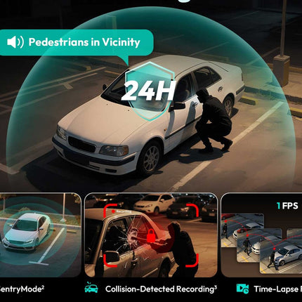 Botslab G980H 4CH 4K WiFi GPS 128 GB 360-Grad-Dashcam