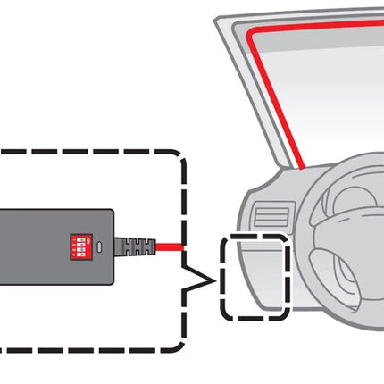 Mio MiVue Smartbox IV Hardwire Kit USB-C 3-adrig