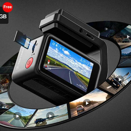 Redtiger F4 Pro 2CH 4K Touch Wifi GPS 128gb Dashcam