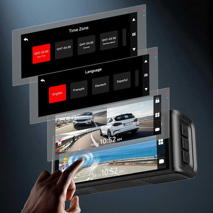 Redtiger F7NT Touch 4K Touch WiFi GPS 2CH 128 GB Dashcam