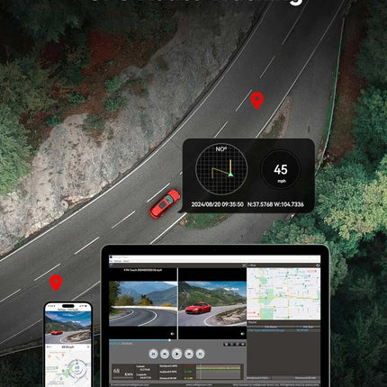 Redtiger F7NT Touch 4K Touch WiFi GPS 2CH 128 GB Dashcam