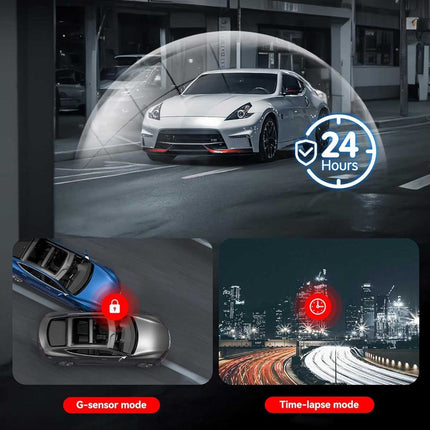 Redtiger F7NT Touch 4K Touch WiFi GPS 2CH 128 GB Dashcam