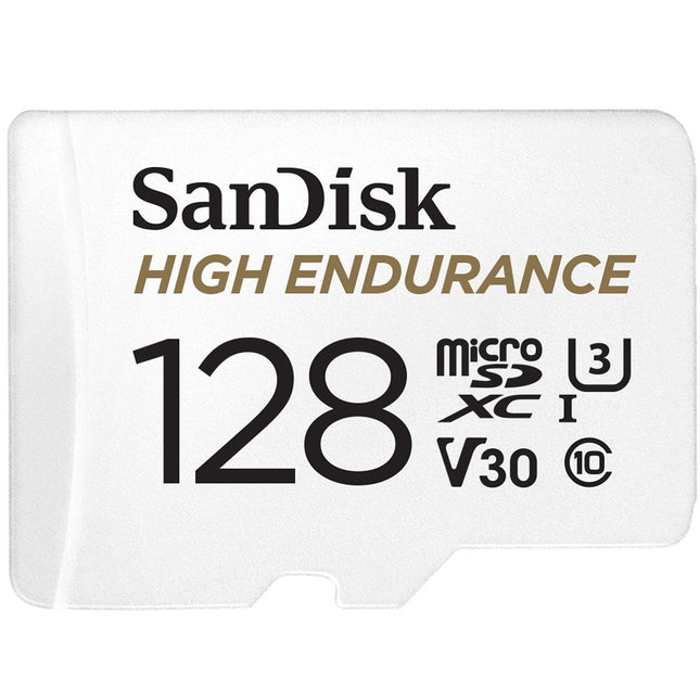 SanDisk 128 GB High Endurance U3 V30 microSD-Karte