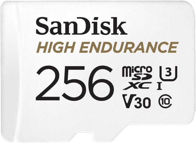 SanDisk 256 GB High Endurance U3 V30 microSD-Karte