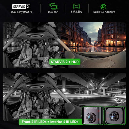 Vantrue E360 Cloud 5K 2CH WiFi GPS 360 Grad
