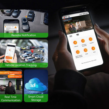Vantrue E360 Plus Cloud 5K 3CH WiFi GPS 360 Grad