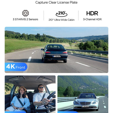 Viofo A329S 3CH 4K Wifi GPS Dashcam