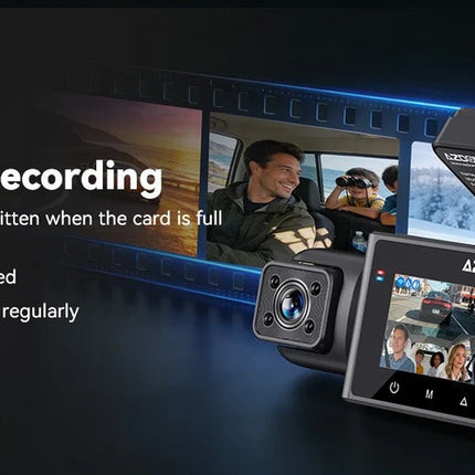AZDome M350 4CH 2K WiFi GPS 64 GB 360-Grad-Dashcam