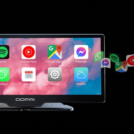 DDPai M5S 2K WiFi Bluetooth Carplay Dashcam und Monitor