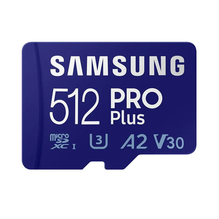 Samsung Pro Plus 512gb U3 V30 A2 Micro SDXC Karte