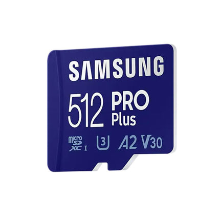 Samsung Pro Plus 512gb U3 V30 A2 Micro SDXC Karte